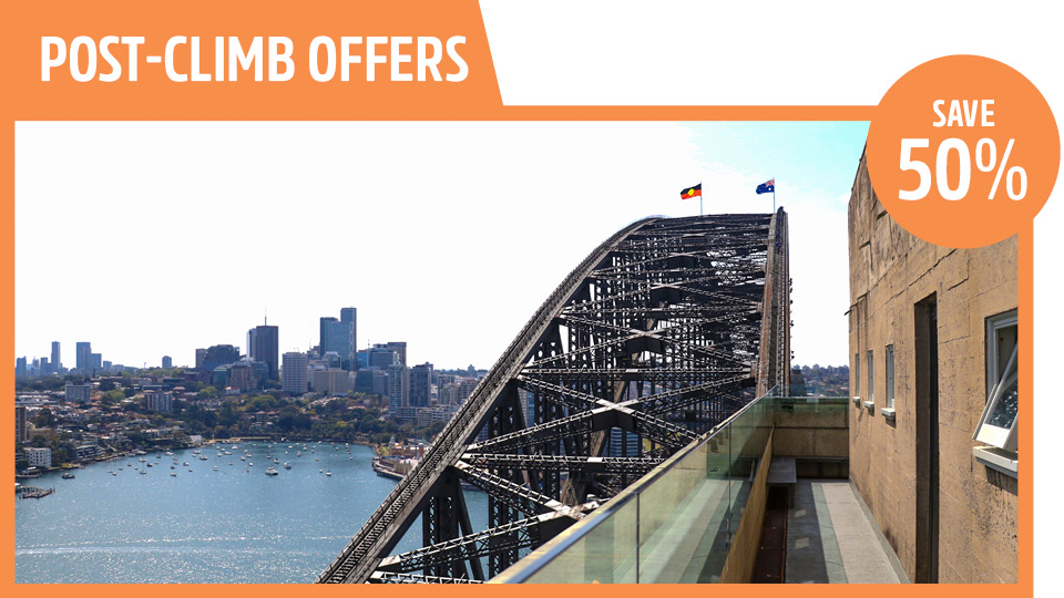 post-climb offers bridgeclimbers get 50% off entry to the pylon lookout and museum
