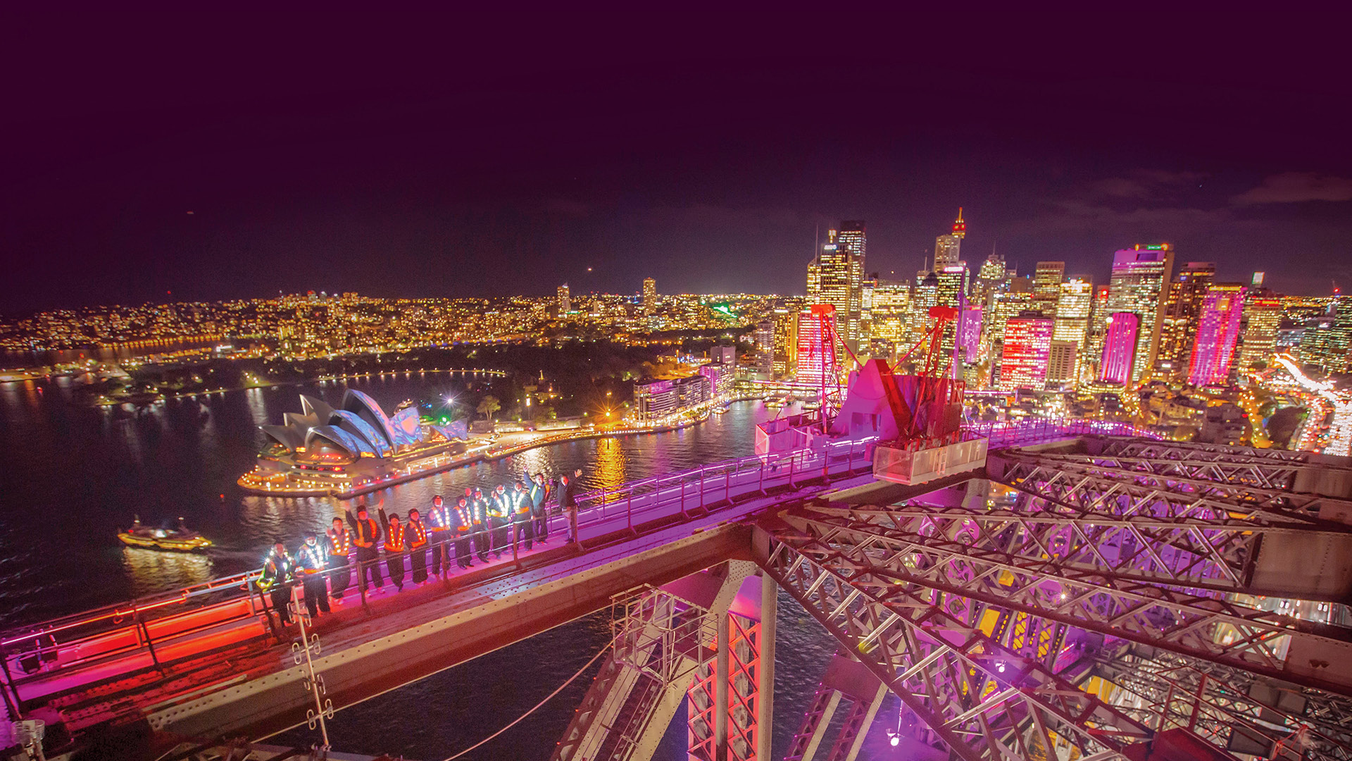 vivid sydney climb